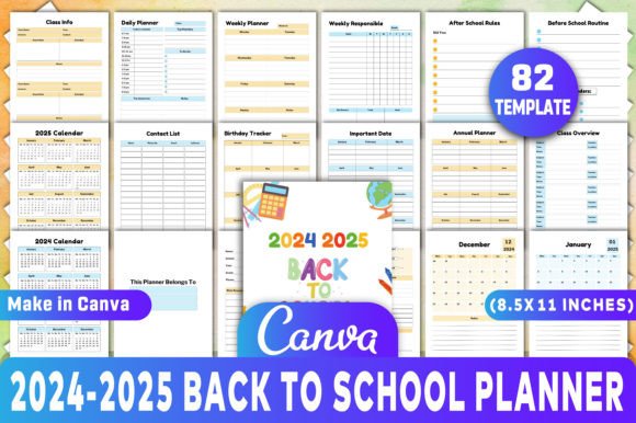 2024-2025 Back to School Planner: A Must-Have Tool for Organized Learning