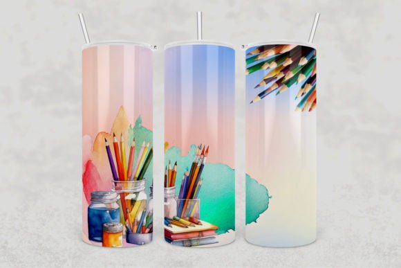 20oz Back to School Tumbler: A Digital Design Asset for Creative Workflow