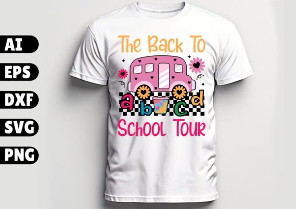 ABCD Back to School Tour Design Svg: A Creative Resource for Custom Projects