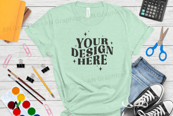 Back to School Bella Canvas Mockup 0176