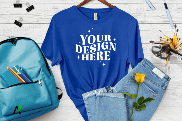Back to School Bella Canvas Mockup 051: A Professional Tool for T-Shirt Designers