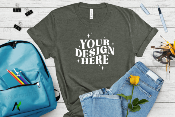 Back to School Bella Canvas Mockup - 054: A Versatile Tool for Designers