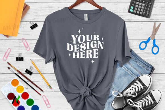 Back to School Bella Canvas Mockup 098