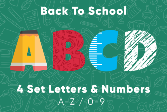 Back to School Digital Alphabet Doodle: A Creative Tool for Designers and Educators