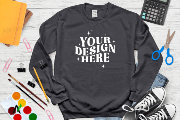 Back to School Gildan 18000 Mockup - 044: A Versatile Tool for Designers and Merchants