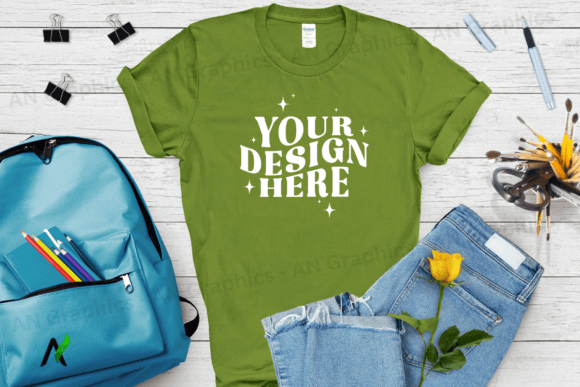 Back to School Gildan 5000 Mockup - 0177: A Versatile Tool for Designers
