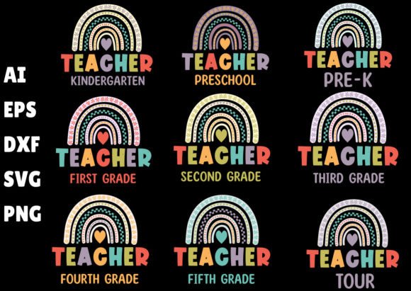 Back to School Rainbow Grade SVG Bundle: A Creative Resource for Educators and Designers