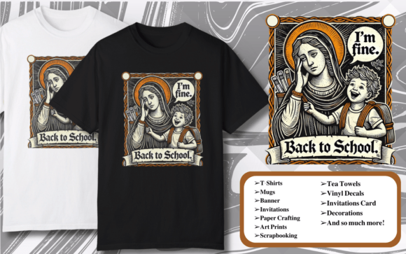 “I’m Fine Back to School Png Retro T-Shirt: A Versatile Digital Product for Creative Expression