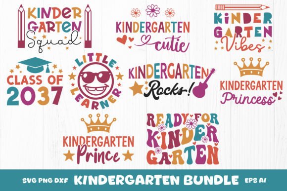 Kindergarten Bundle SVG Back to School: A Creative Resource for Educators and Designers